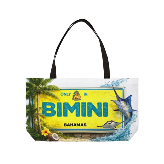 Bimini Bahamas Weekender Tote Bag – Beach Vacation Travel Bag