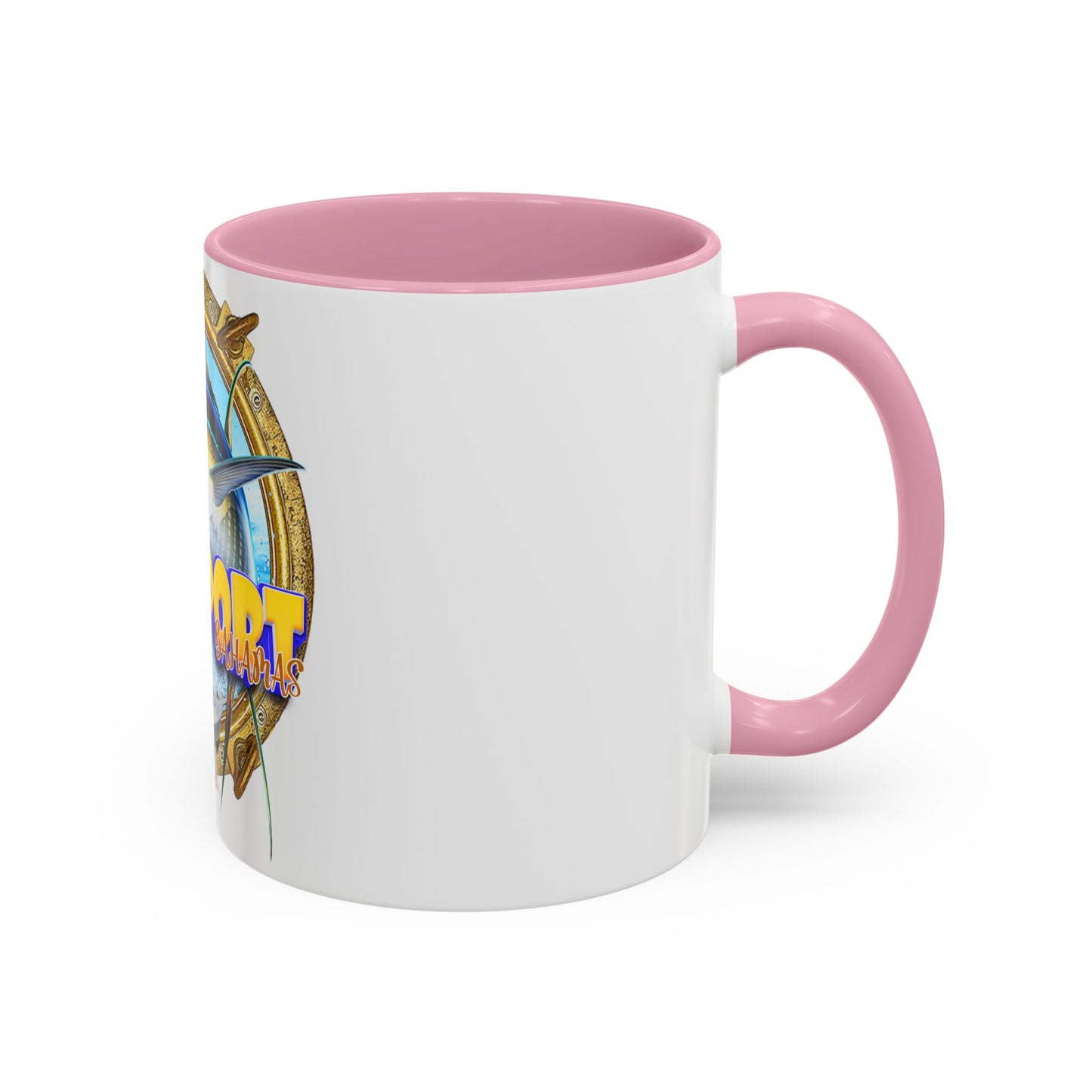 Freeport Marlin Fishing Mug | Color Accent Ceramic Mug
