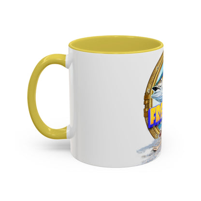 Freeport Marlin Fishing Mug | Color Accent Ceramic Mug