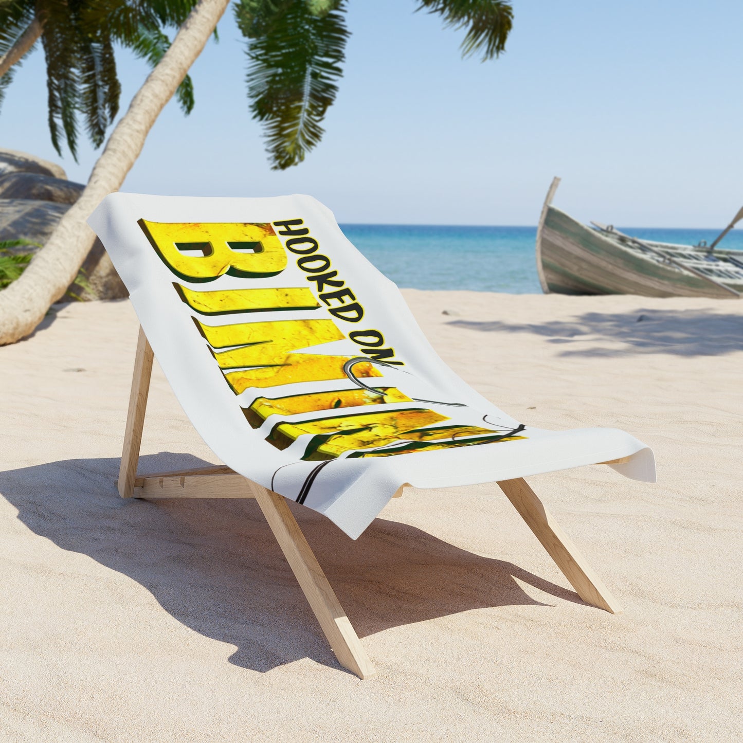 Hooked on Bimini Beach Towel | Fishing, Tropical Island