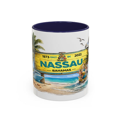 Nassau Bahamas Souvenir Coffee Mug (Accent, 11/15oz)