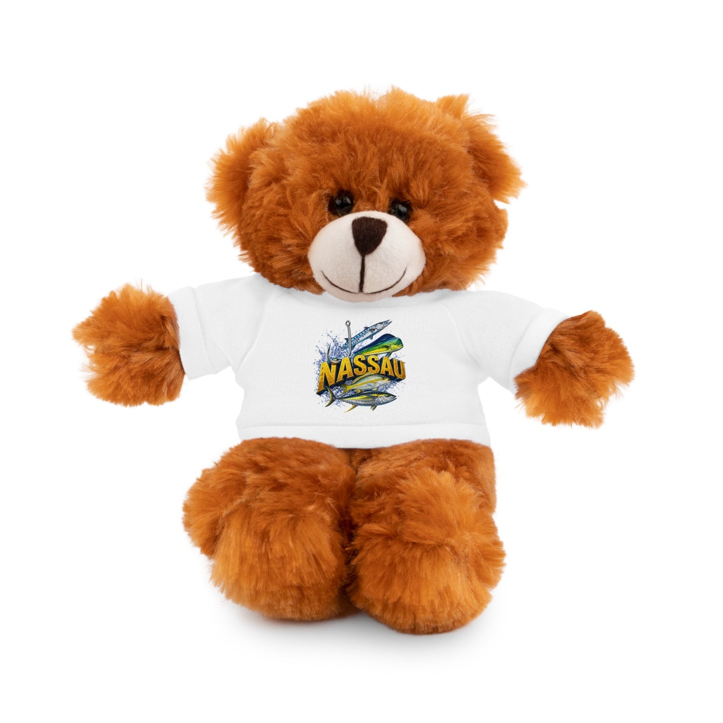 Nassau Beach Teddy Bear with Printed Tee