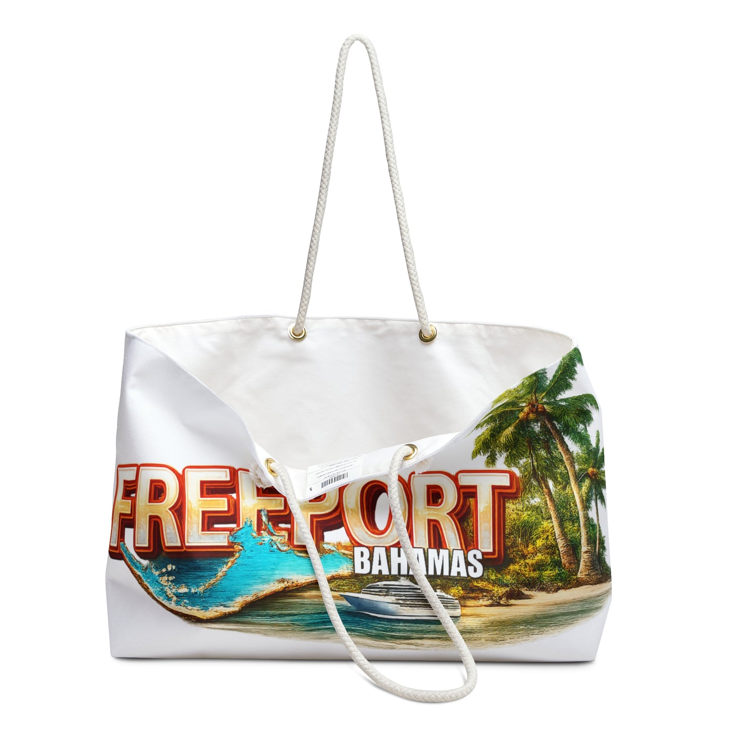 Freeport Bahamas Tropical Weekender Bag — Beach Tote for Vacation & Cruise