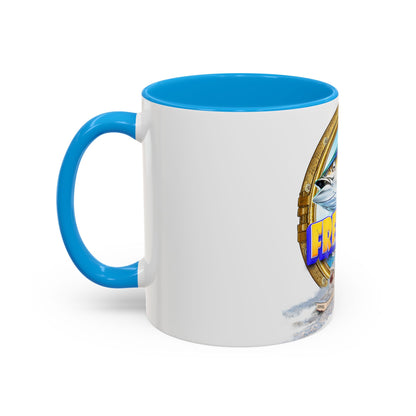 Freeport Marlin Fishing Mug | Color Accent Ceramic Mug