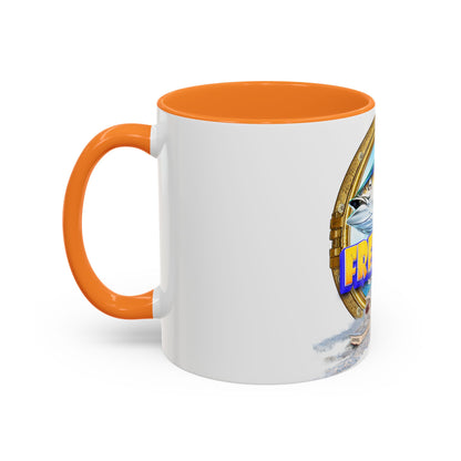 Freeport Marlin Fishing Mug | Color Accent Ceramic Mug