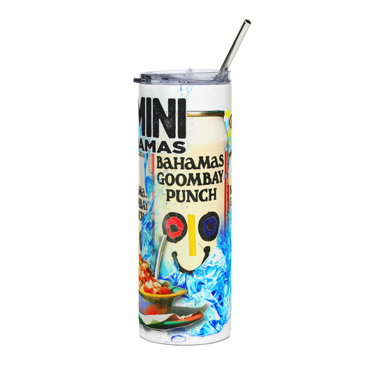 Bimini Bahamas Goombay Punch Can Tumbler | 20oz Stainless Steel Travel Cup