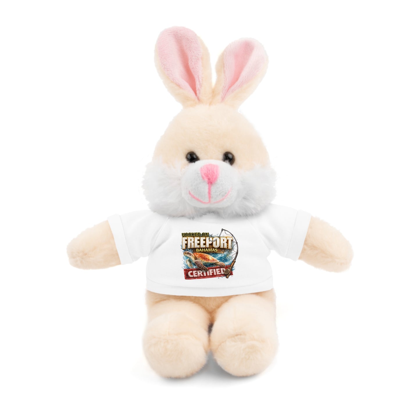 Plush Bear with 'Freeport Certified' Tee - Soft Stuffed Animal Gift