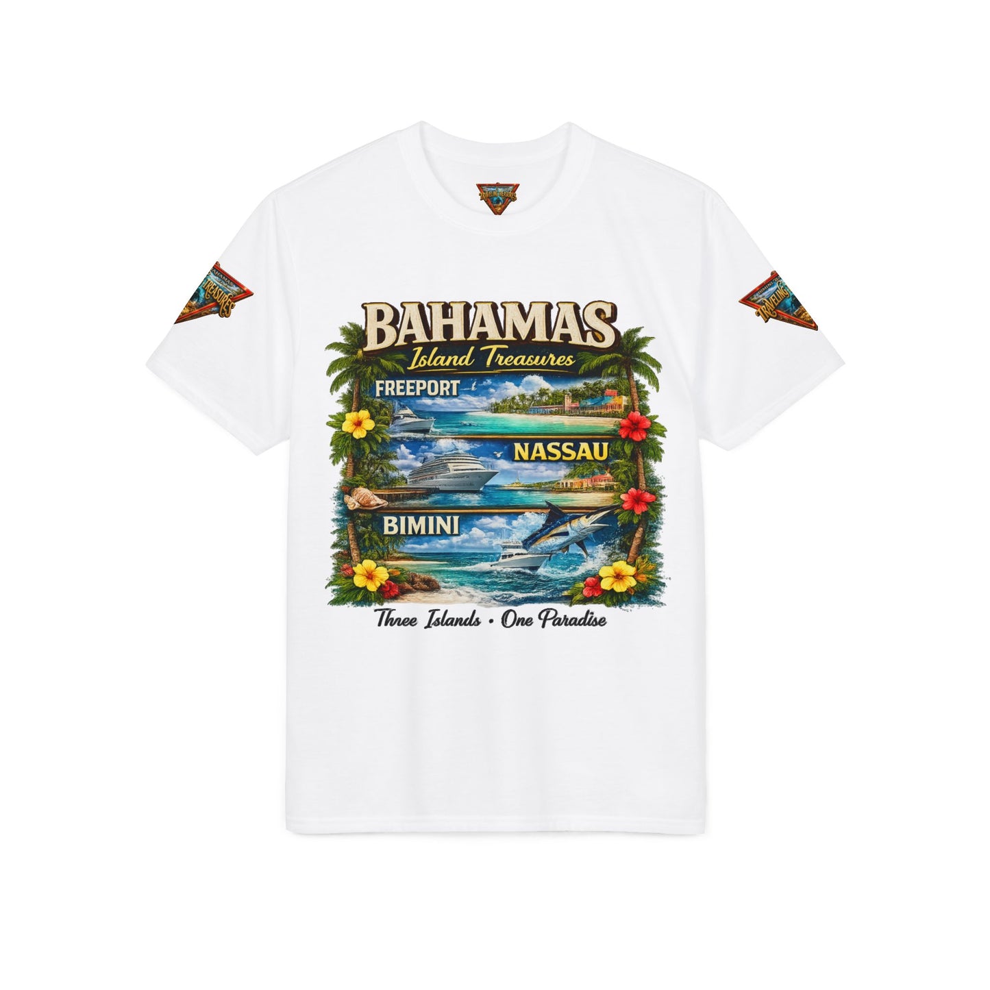 Bahamas Island Treasures T-Shirt — Freeport Nassau Bimini Vacation Tee