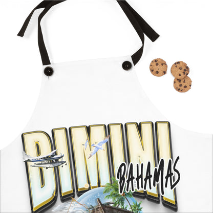 Bahamas Conch Shell Apron — 'Bimini' Tropical Island Kitchen Apron