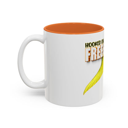 Hooked on Freeport Bahamas Mermaid Tail Fishing Mug | Two-Tone Accent
