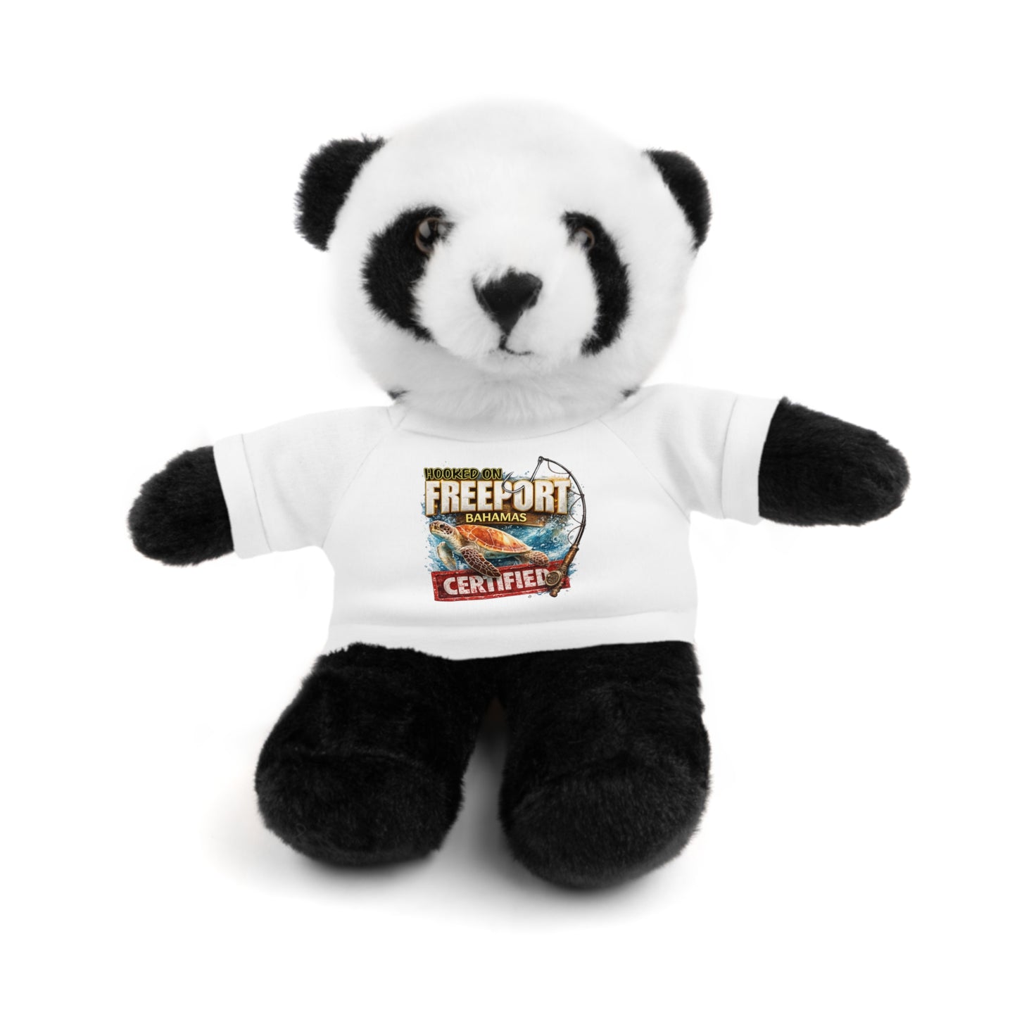 Plush Bear with 'Freeport Certified' Tee - Soft Stuffed Animal Gift