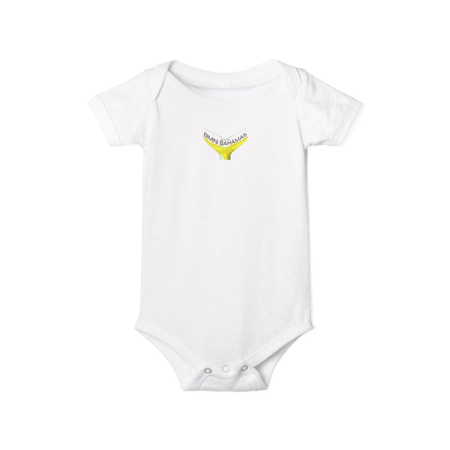 Yellow Whale Tail baby onesie | Infant One Piece