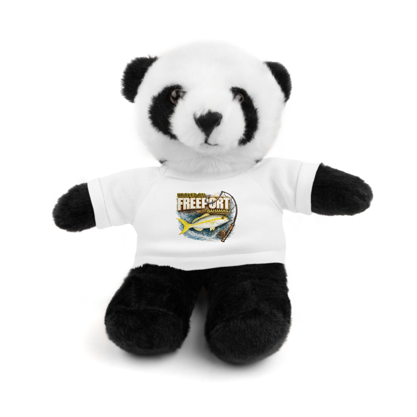 Plush Bear with 'Free Spirit' Tee — Soft Brown Teddy Gift for Kids & Adventurers