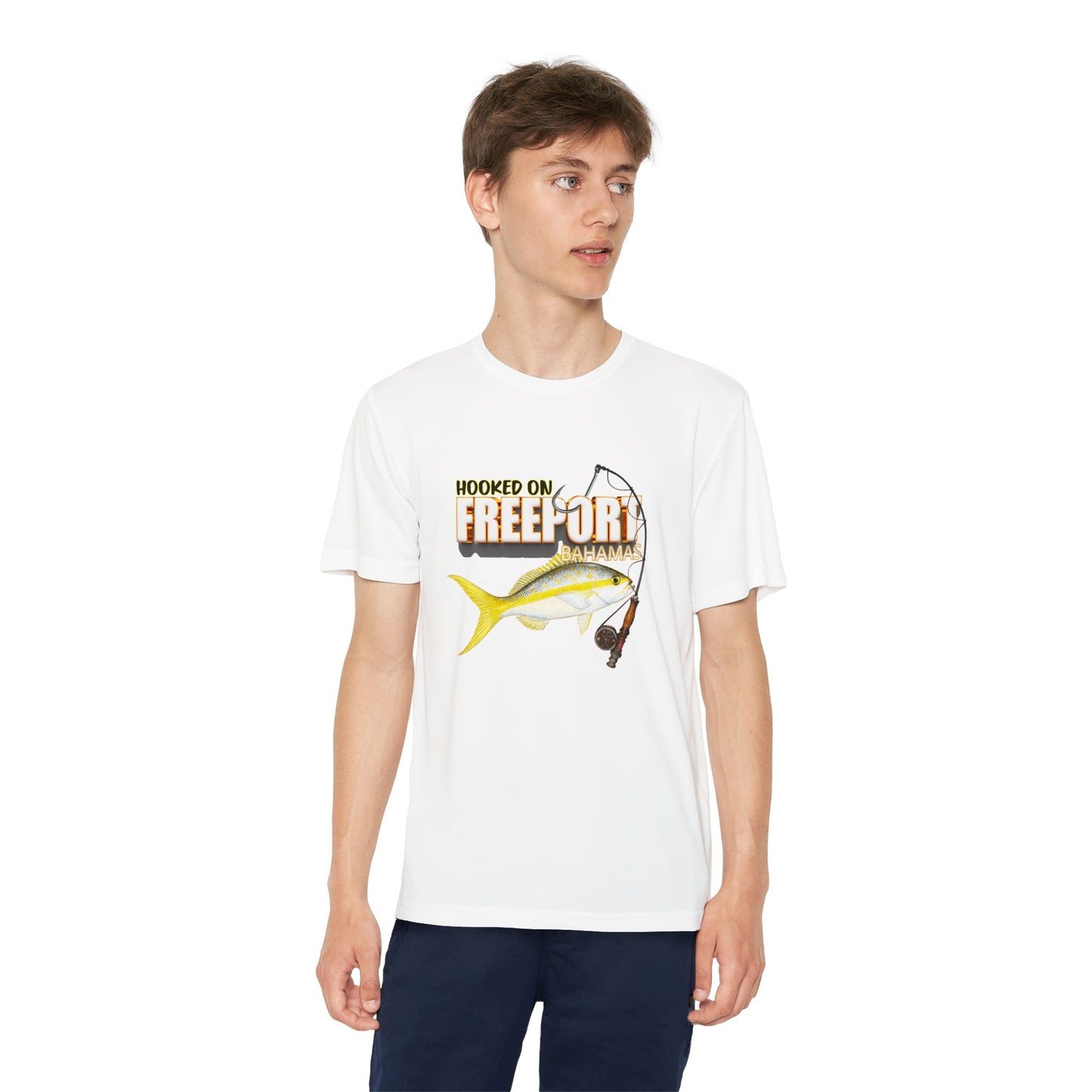 Hooked on Freeport fishing tee | Youth T-Shirt