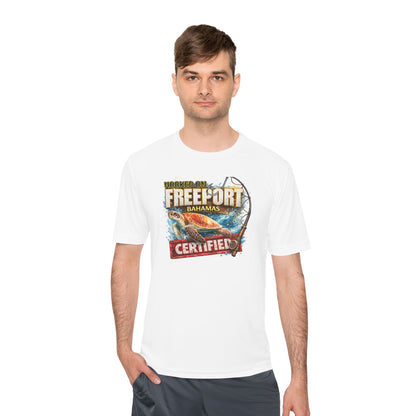 Freeport Bahamas Certified Fishing Tee — Tropical Sport Moisture-Wicking Shirt