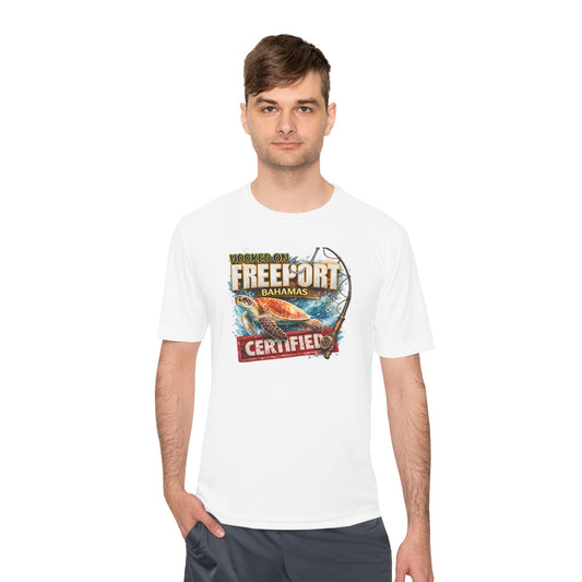 Freeport Bahamas Certified Fishing Tee — Tropical Sport Moisture-Wicking Shirt