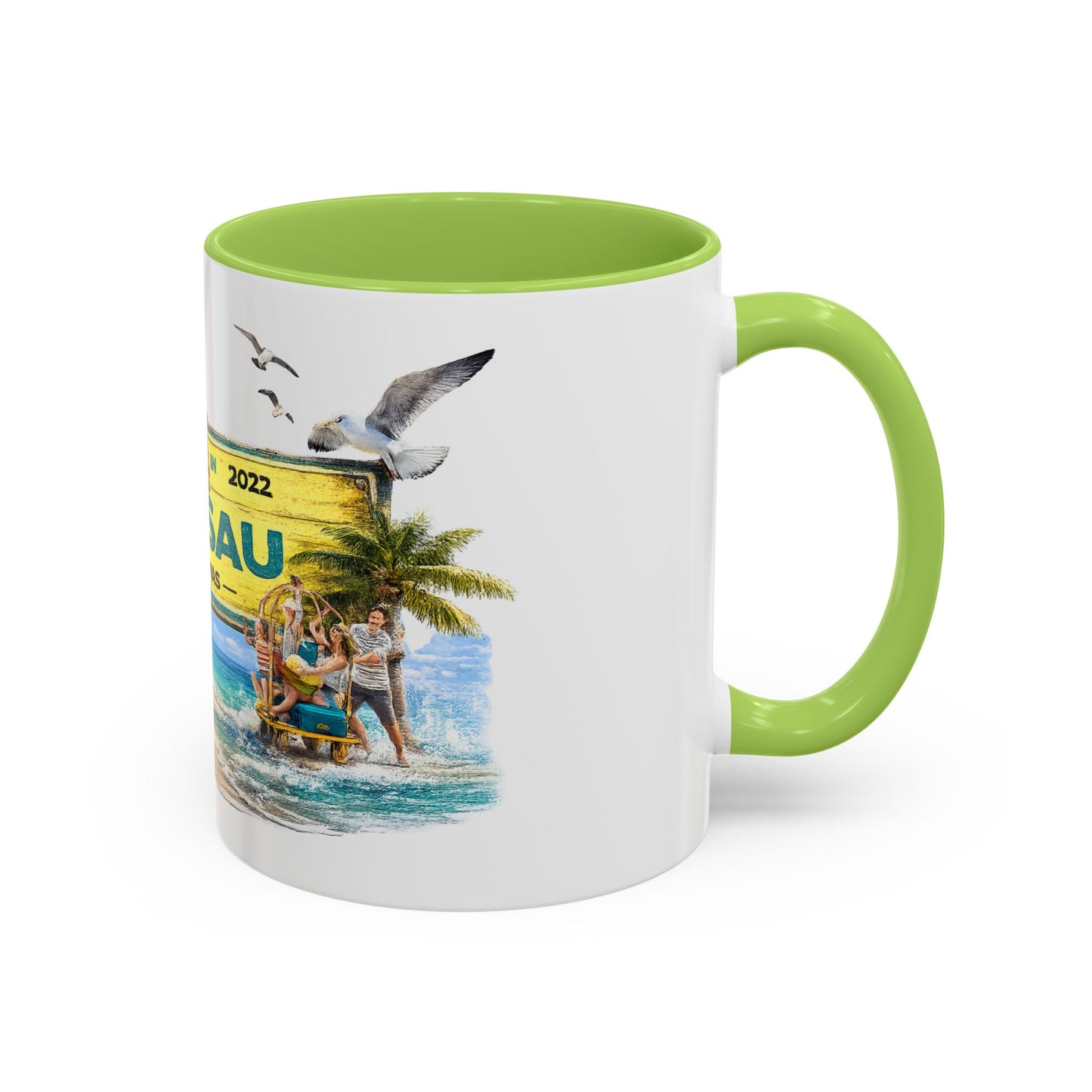 Nassau Bahamas Souvenir Coffee Mug (Accent, 11/15oz)
