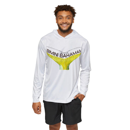 Bimini Bahamas Whale Tail Hoodie | Sports Warmup Hooded Shirt