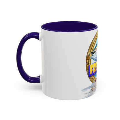 Freeport Marlin Fishing Mug | Color Accent Ceramic Mug