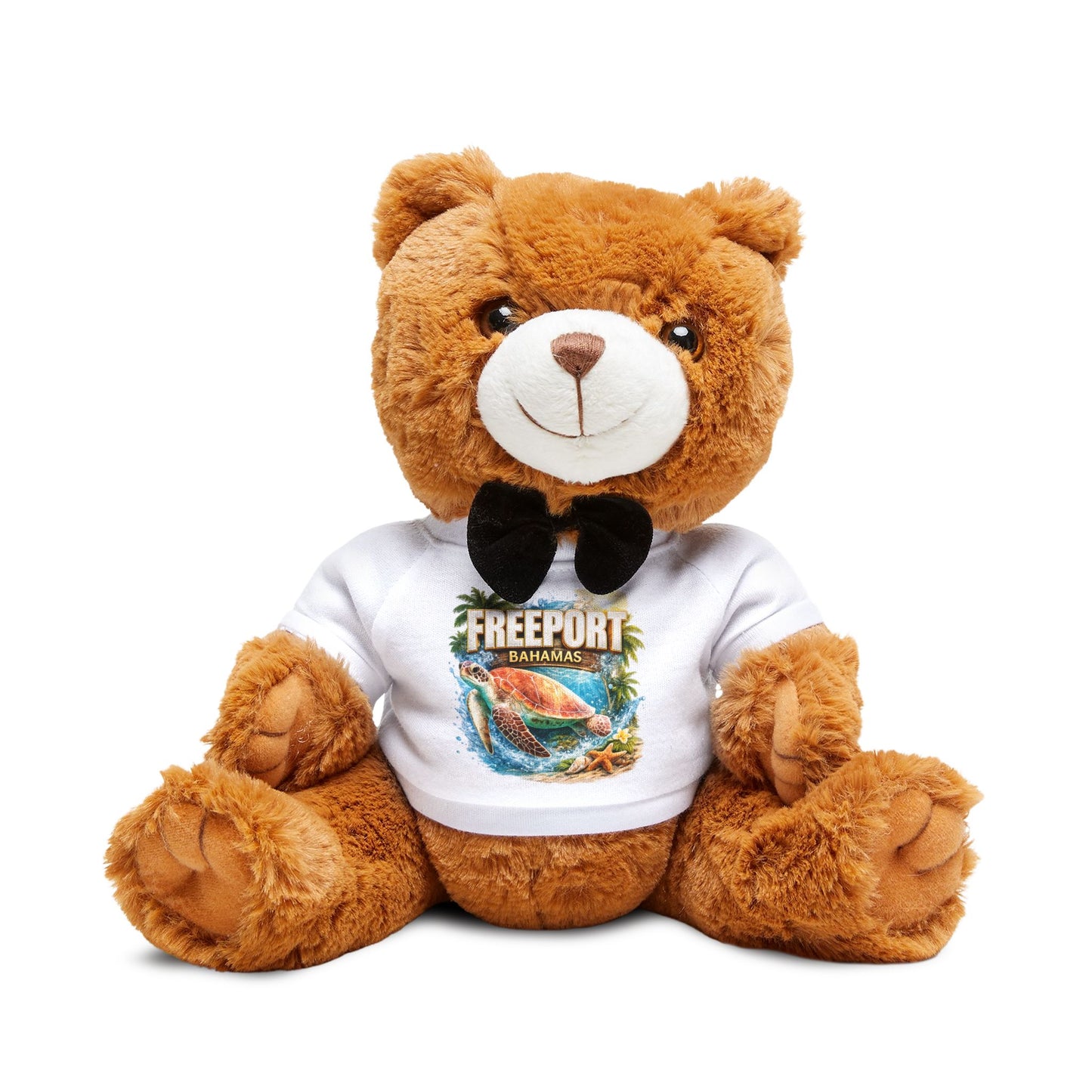 Freeport Bahamas Teddy Bear with T-Shirt – Cute Souvenir Plush Gift