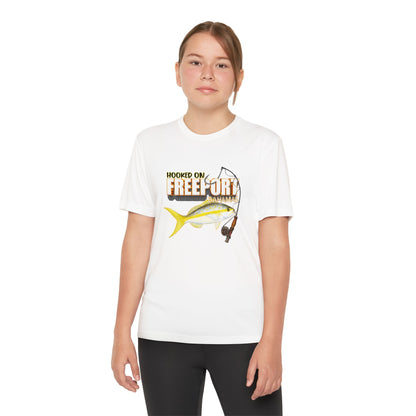 Hooked on Freeport fishing tee | Youth T-Shirt