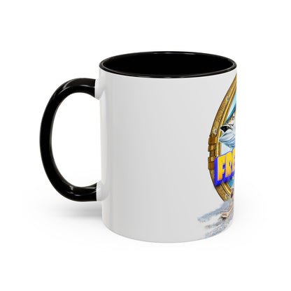 Freeport Marlin Fishing Mug | Color Accent Ceramic Mug