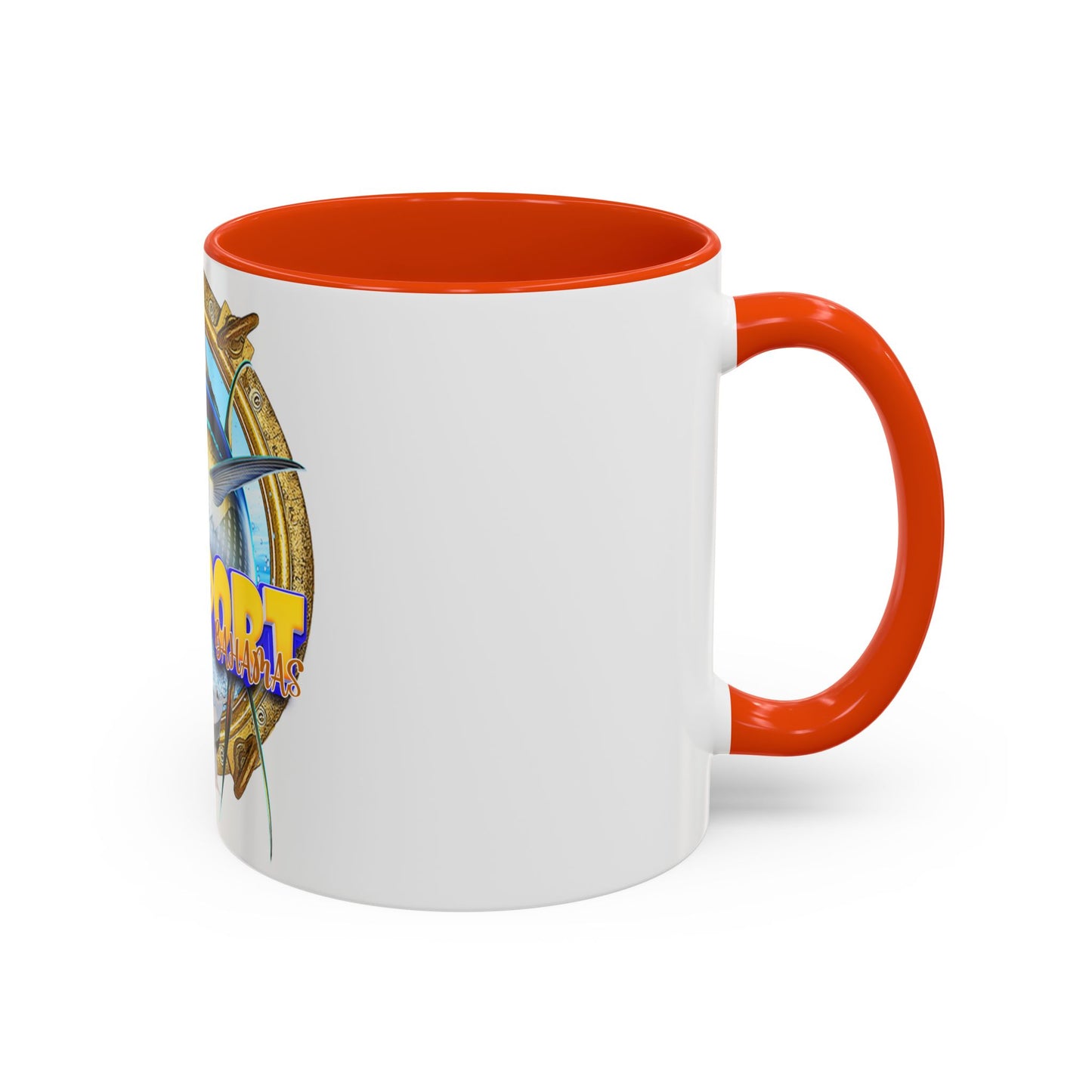 Freeport Marlin Fishing Mug | Color Accent Ceramic Mug