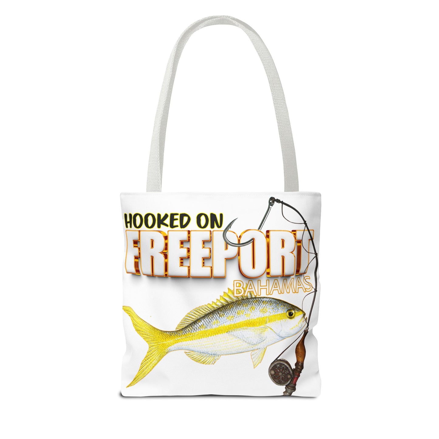 Hooked on Freeport Bahamas Tote Bag