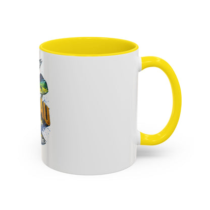 Nassau Fishing Mug – Tropical Gamefish Accent Coffee Cup (11/15oz)