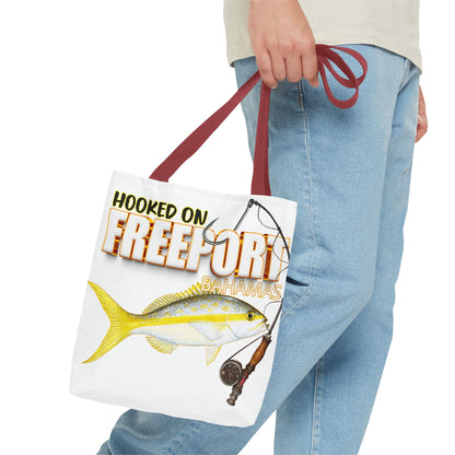 Hooked on Freeport Bahamas Tote Bag