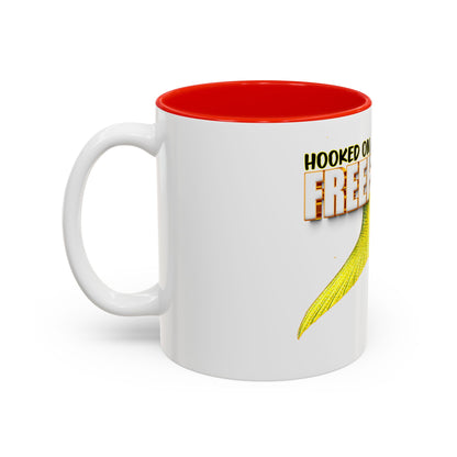 Hooked on Freeport Bahamas Mermaid Tail Fishing Mug | Two-Tone Accent