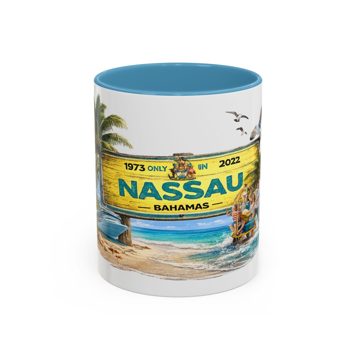 Nassau Bahamas Souvenir Coffee Mug (Accent, 11/15oz)