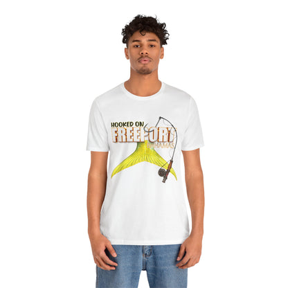 Hooked on Freeport fish tail fishing tee | Fishing T-Shirt