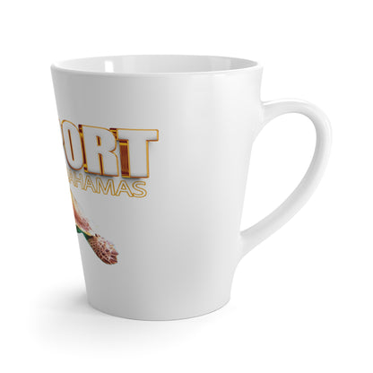Freeport Bahamas Sea Turtle Latte Mug | Tropical Travel Souvenir