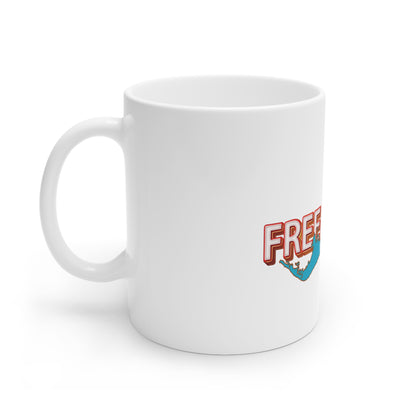 Freeport Bahamas Palm Trees Map Mug | Ceramic Travel Souvenir