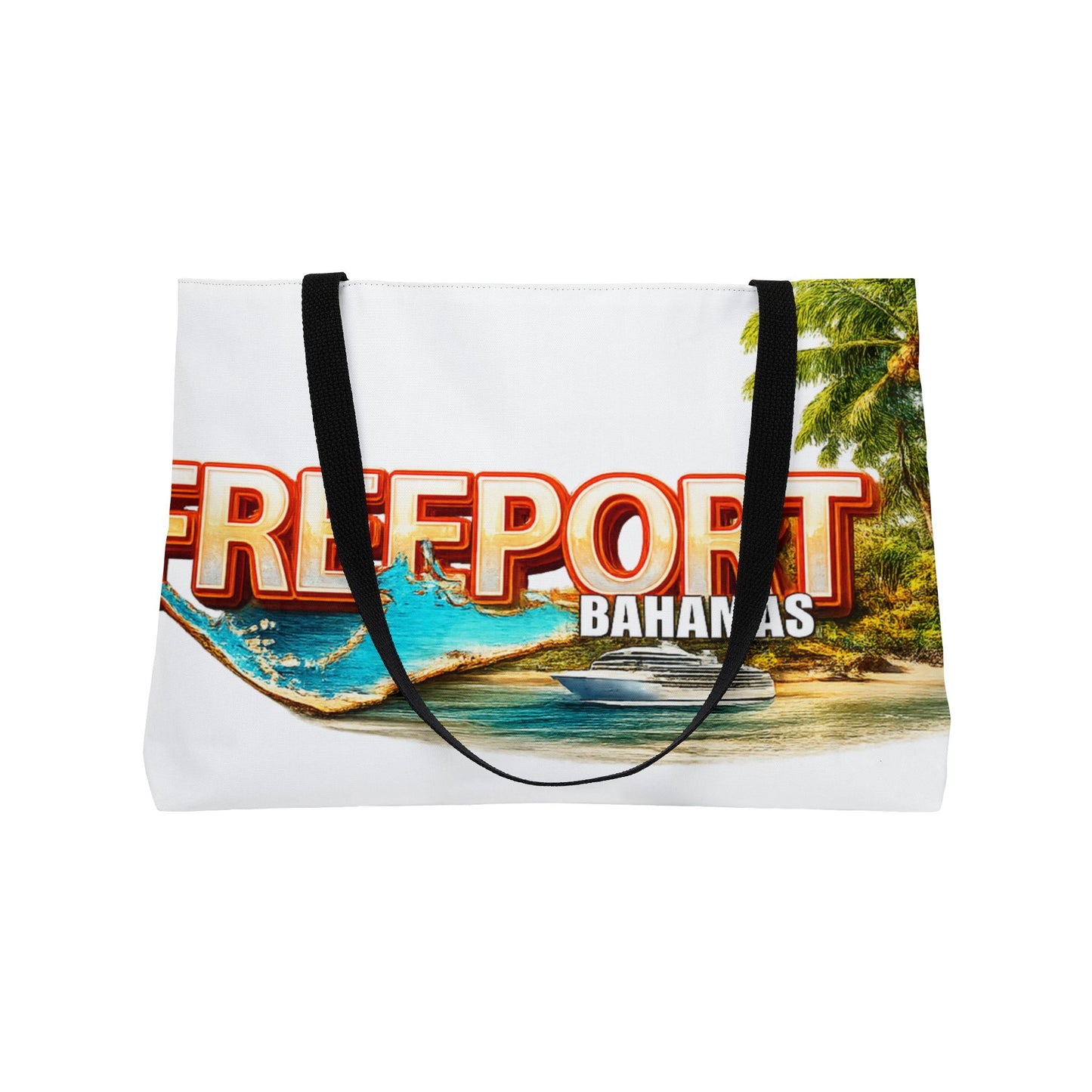 Freeport Bahamas Weekender Tote Bag – Tropical Beach Travel Bag
