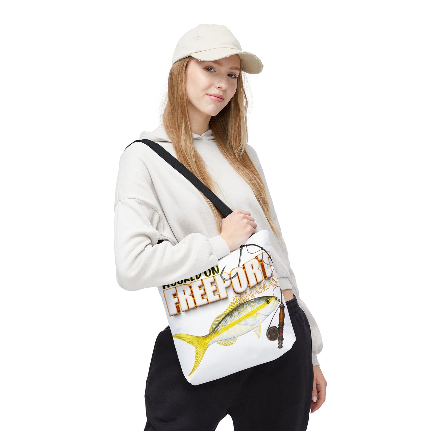 Hooked on Freeport Bahamas Tote Bag