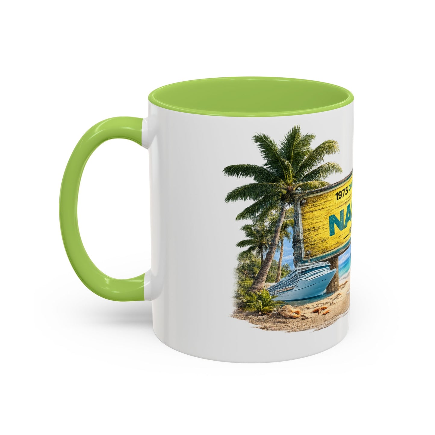 Nassau Bahamas Souvenir Coffee Mug (Accent, 11/15oz)