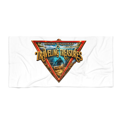 Traveling Treasures Bahamas Beach Towel — Bimini Pirate Treasure Design