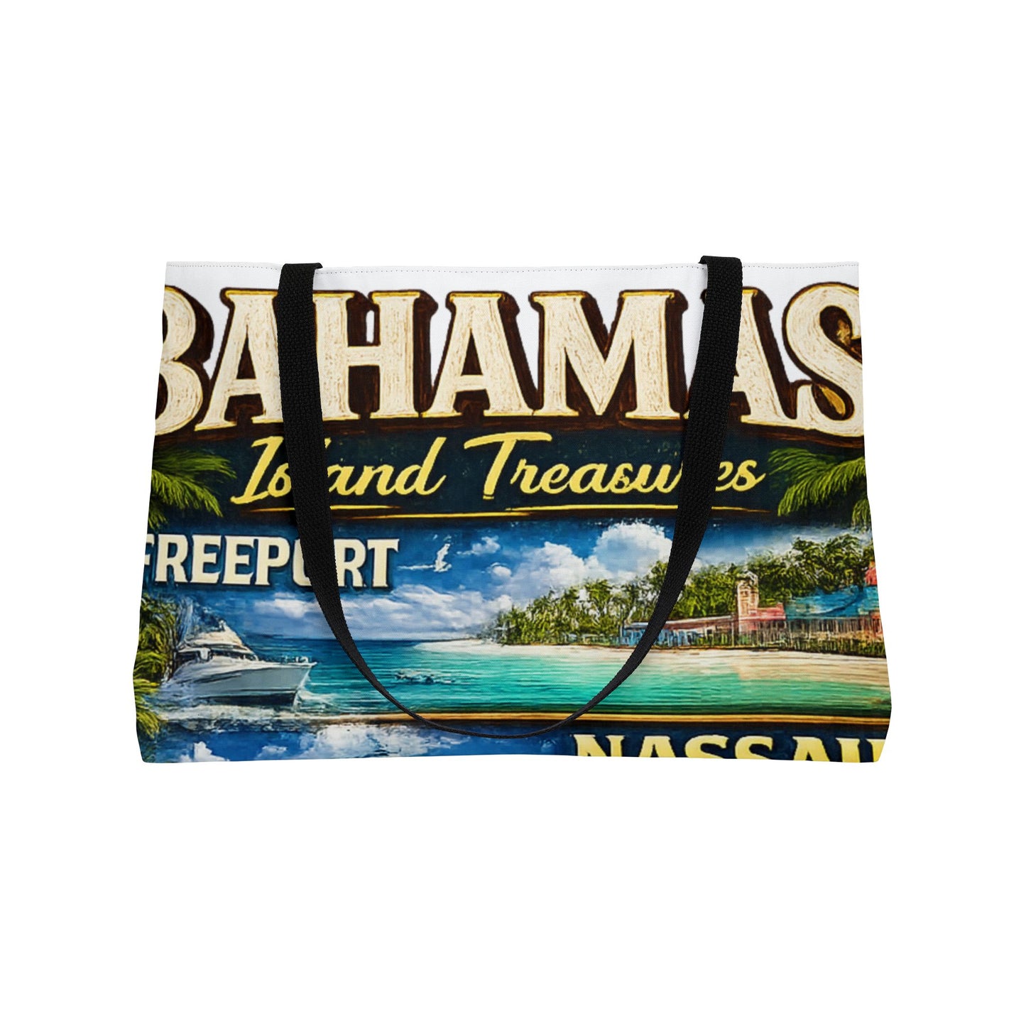 Bahamas Weekender Tote Bag – Island Treasures Cruise & Beach Travel Tote