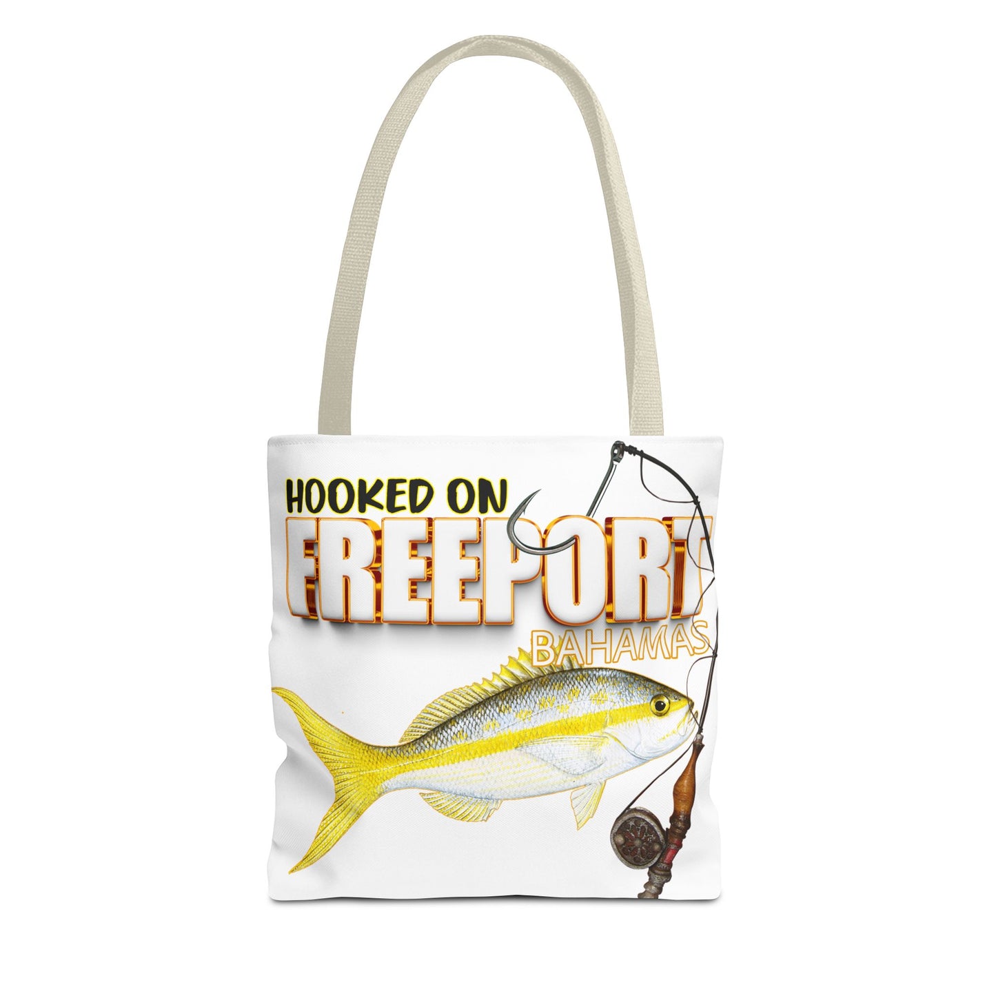 Hooked on Freeport Bahamas Tote Bag