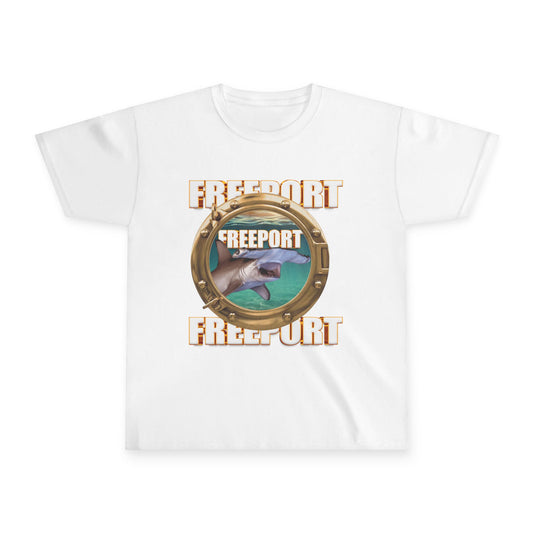 Freeport Shark Porthole Tee | Nautical Ocean Theme Youth Shirt