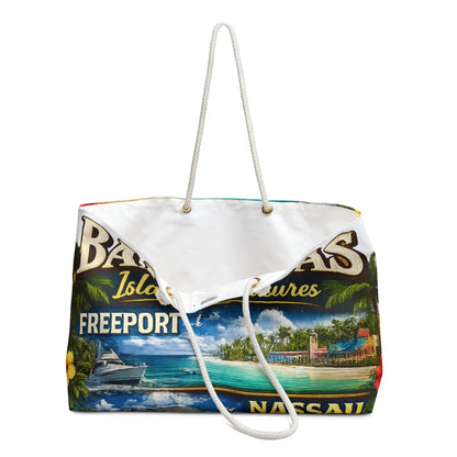 Bahamas Island Treasures Weekender Bag — Nassau, Freeport & Bimini Beach Travel Tote