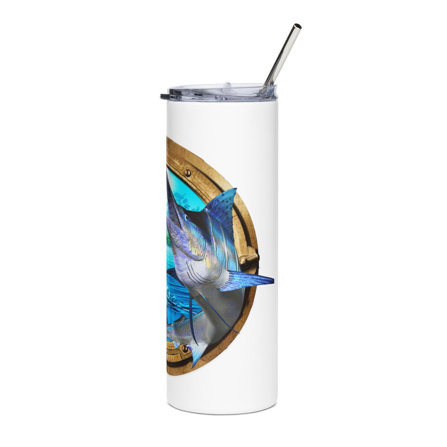 Freeport Bahamas Marlin Porthole Tumbler | 20oz Stainless Steel
