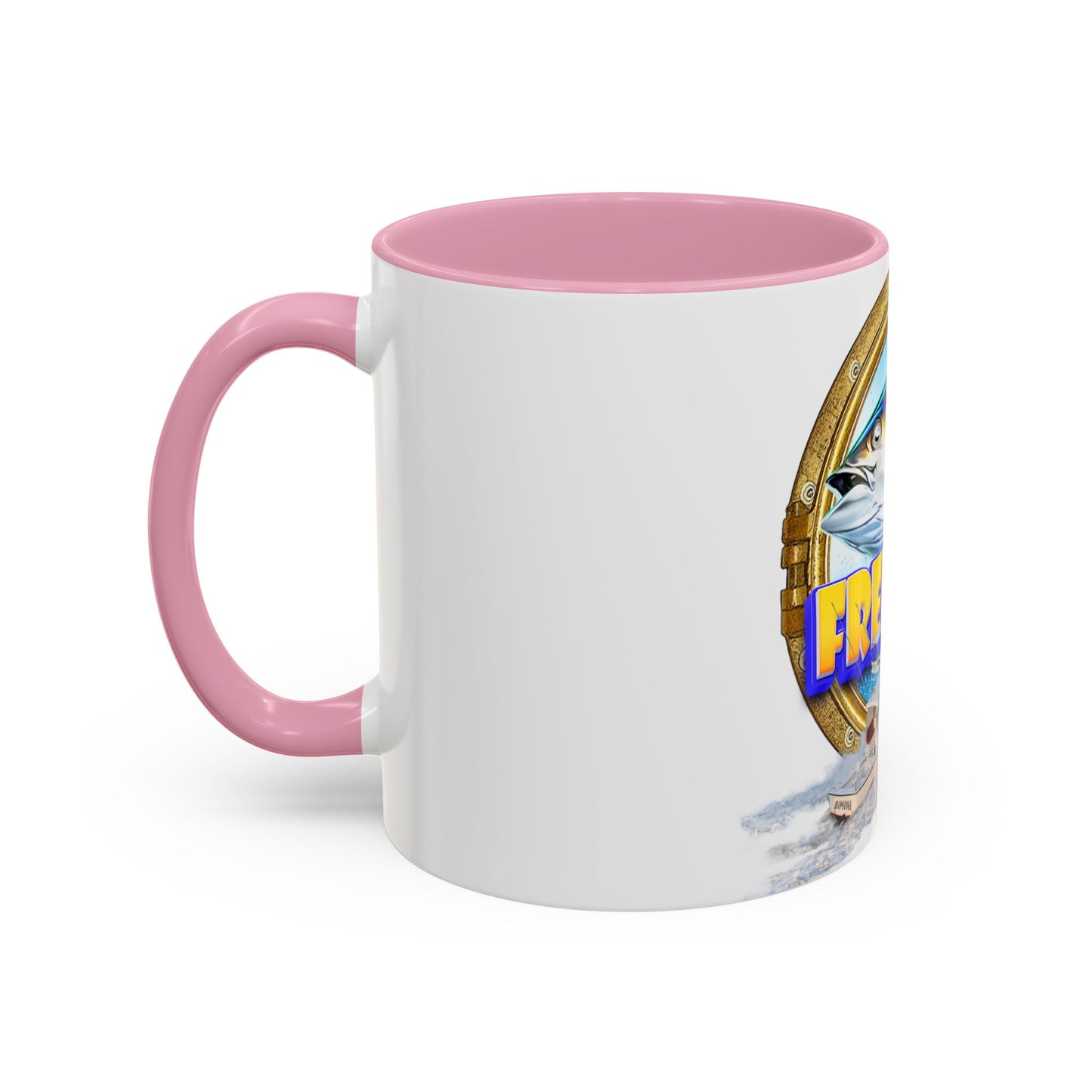 Freeport Marlin Fishing Mug | Color Accent Ceramic Mug