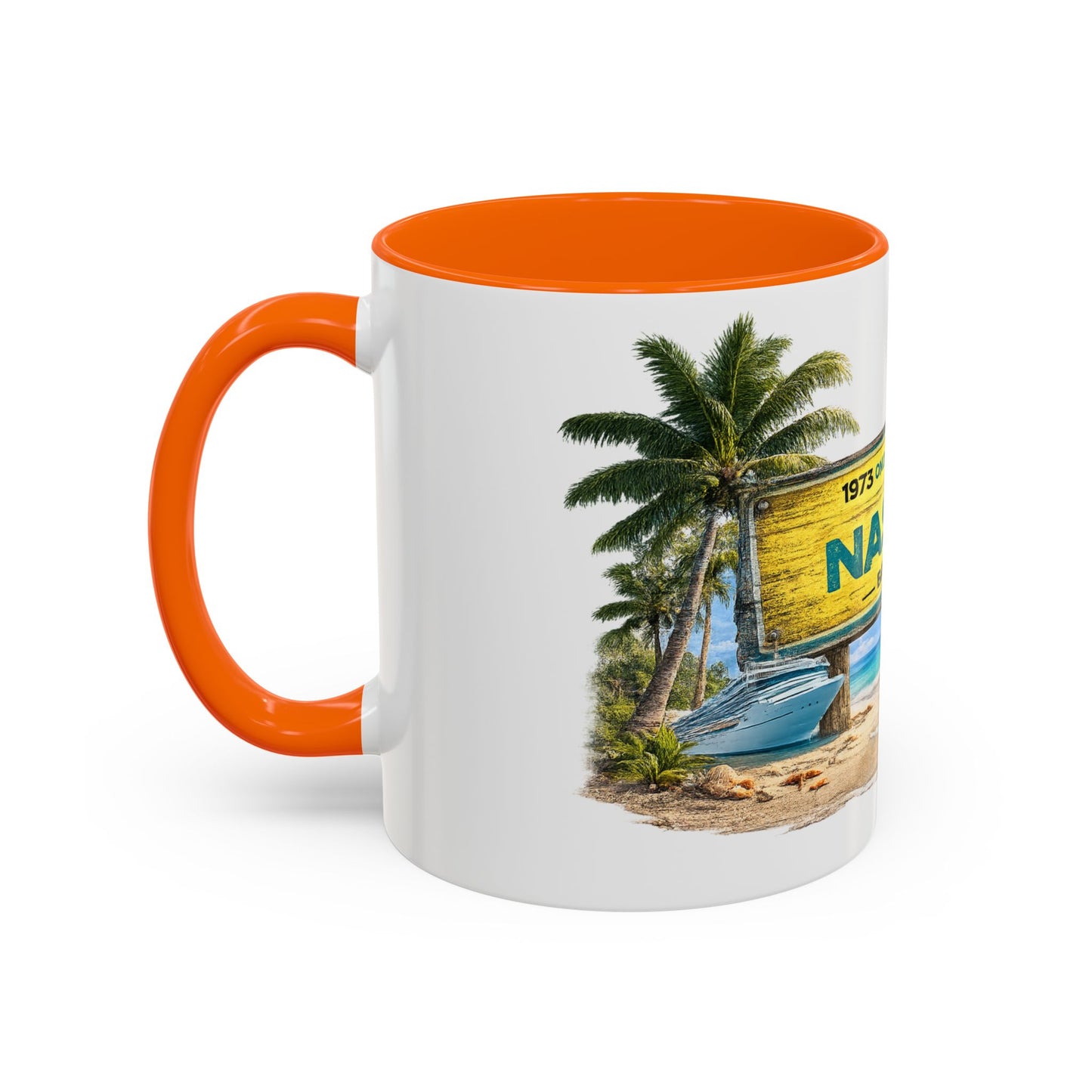 Nassau Bahamas Souvenir Coffee Mug (Accent, 11/15oz)