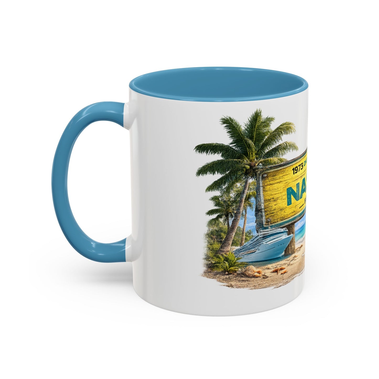 Nassau Bahamas Souvenir Coffee Mug (Accent, 11/15oz)