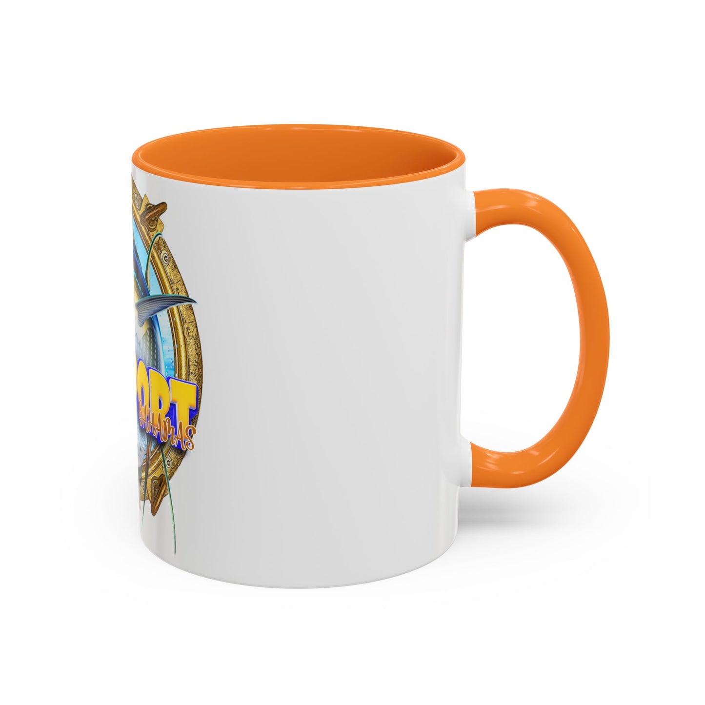 Freeport Marlin Fishing Mug | Color Accent Ceramic Mug