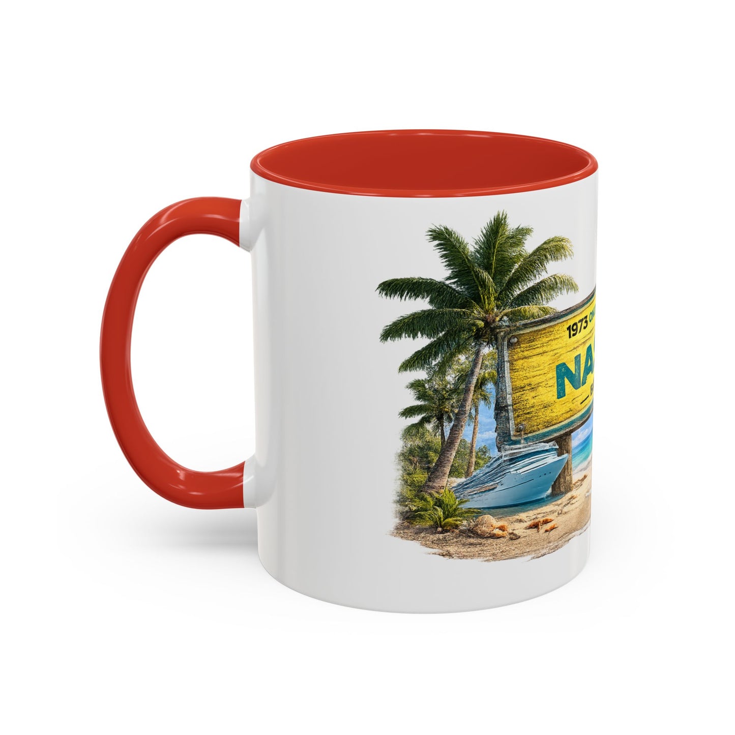 Nassau Bahamas Souvenir Coffee Mug (Accent, 11/15oz)