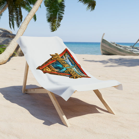 Traveling Treasures Bahamas Beach Towel — Bimini Pirate Treasure Design